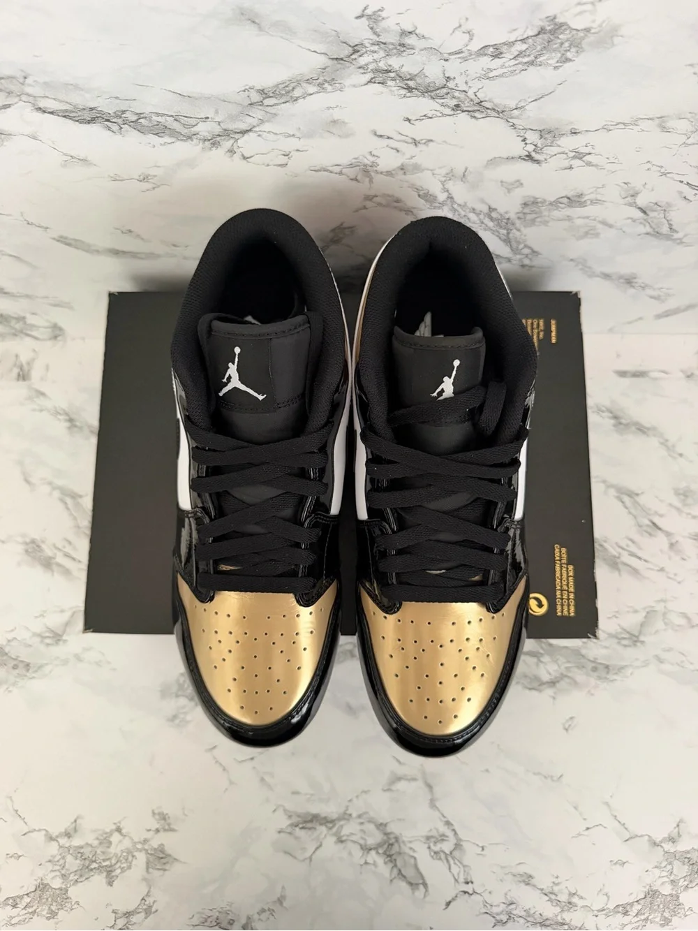 Nike Air Jordan 1 Low TD Gold Toe Football Cleats FJ6245 Men’s Size 9.5
